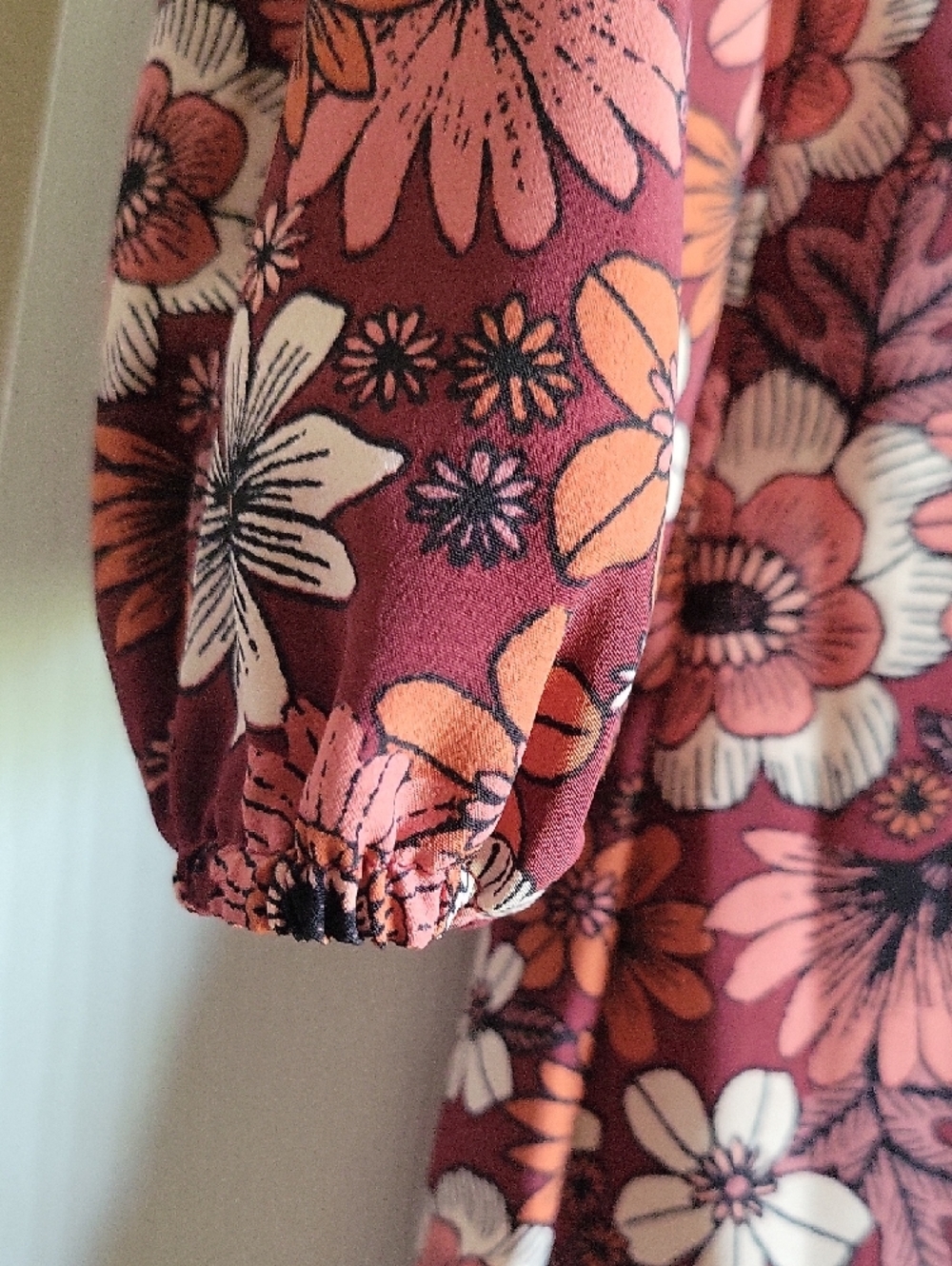 🌸Floral Knot-Front Tunic💐 - Picture 3 of 4